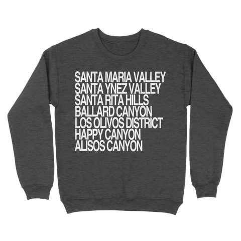 Santa Barbara Wine Region Sweatshirt