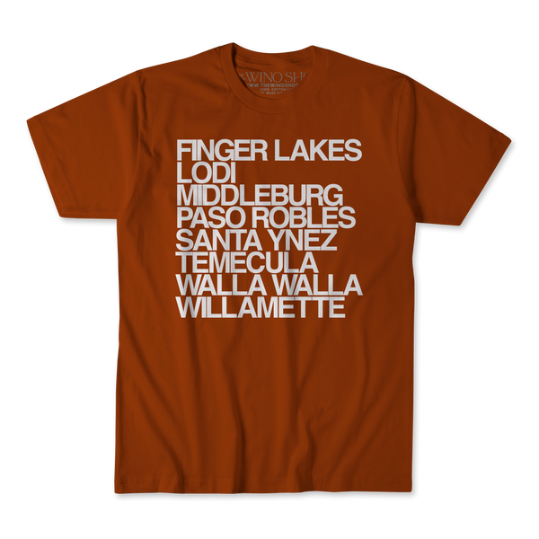 Hidden Gems Wine Region Tee