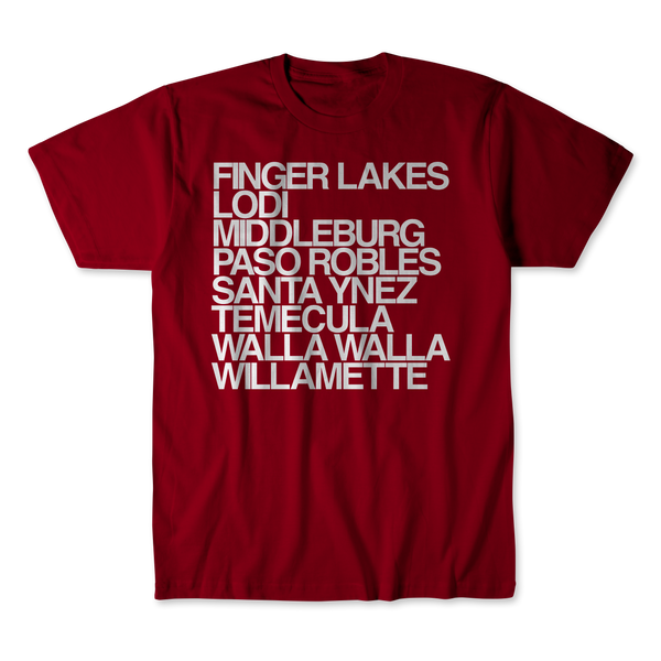 Hidden Gems Wine Region Tee