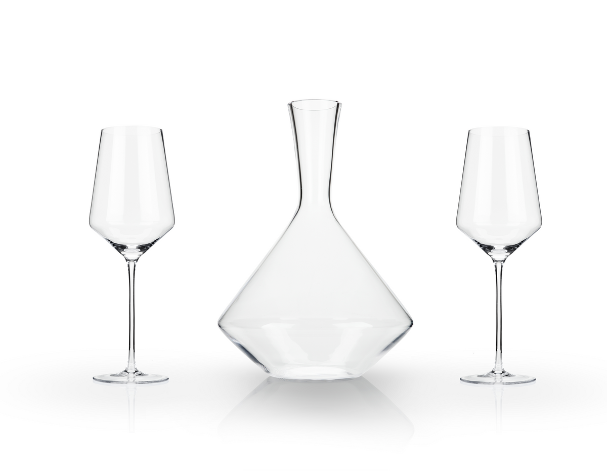 Bordeaux Crystal Glasses (3 Piece Set)