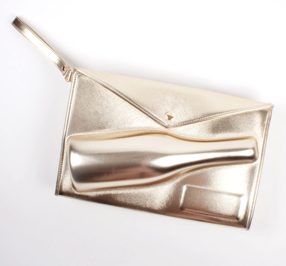 The Essentials Champagne Wine Bottle Clutch Purse The Wino