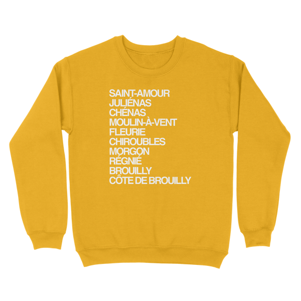 Beaujolais Crus Sweatshirt