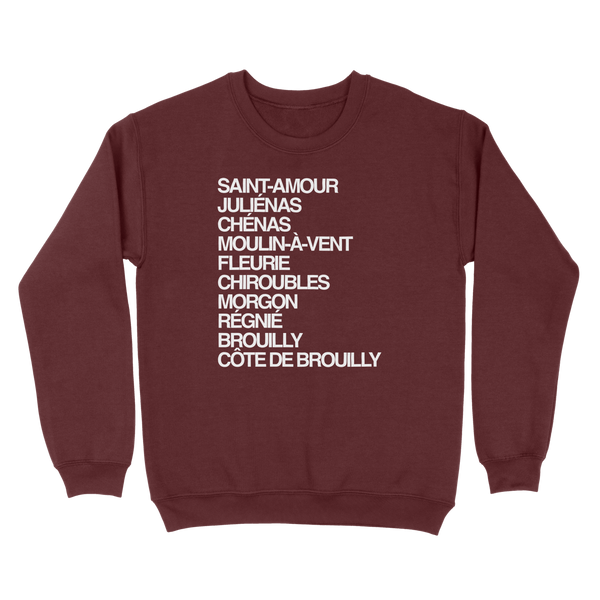 Beaujolais Crus Sweatshirt