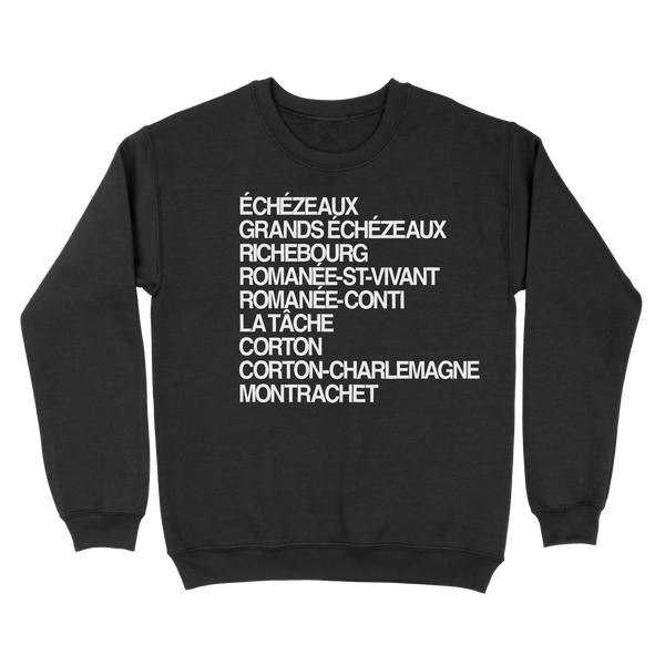 DRC Grand Cru Bucket List Sweatshirt