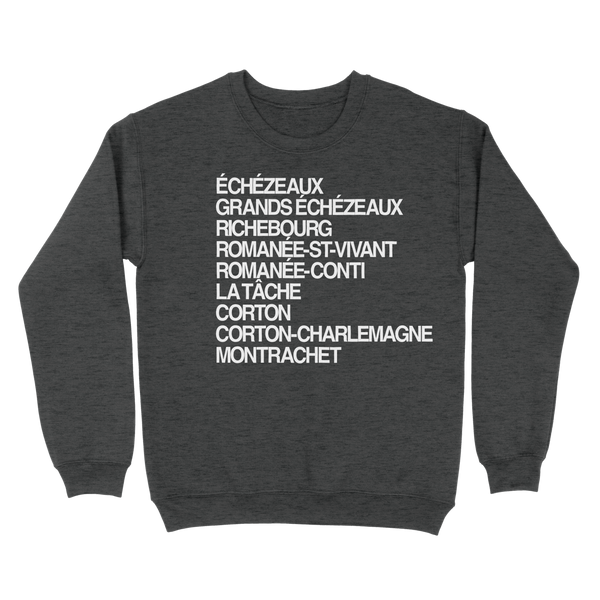 DRC Grand Cru Bucket List Sweatshirt