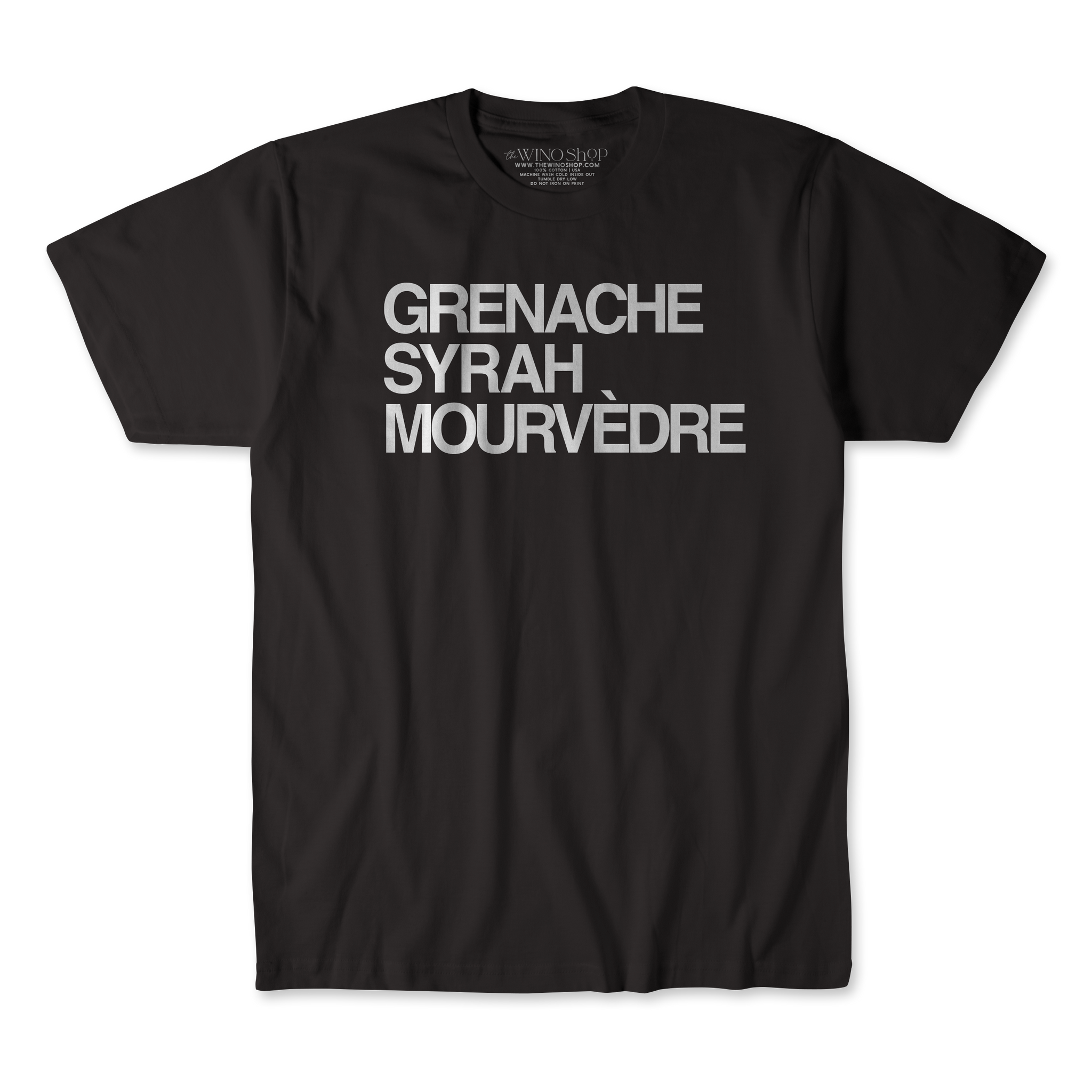 Rhone GSM Tee | Grenache Syrah Mourvèdre Wine Shirt | The Wino Shop