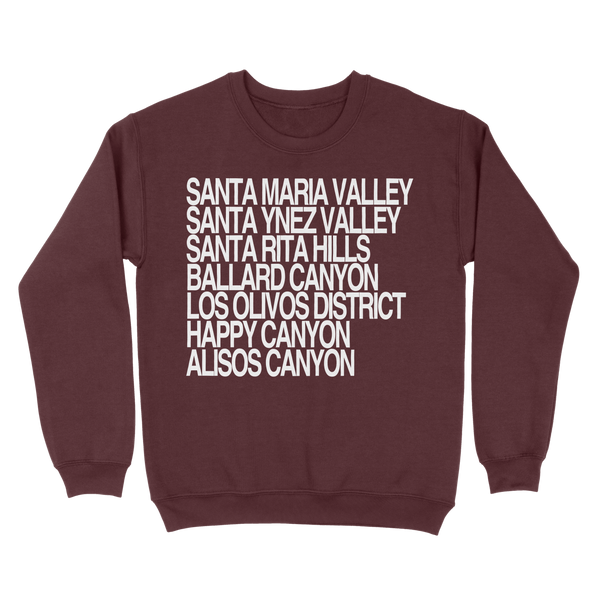 Santa Barbara Wine Region Sweatshirt